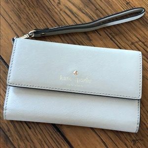 Kate Spade wristlet wallet iPhone case